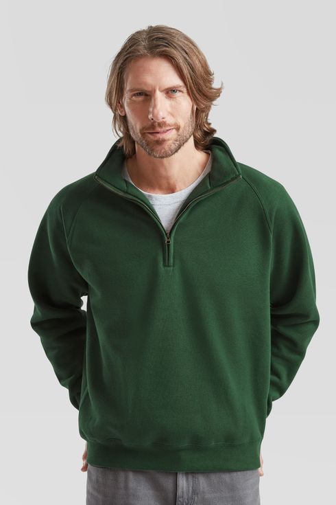 Felpa Mezza Zip Girocollo Premium F3400_I